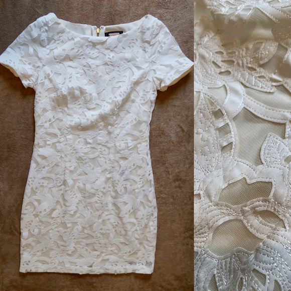 Alexia Admor White Lacey Dress - NWOT - Picture 1 of 5